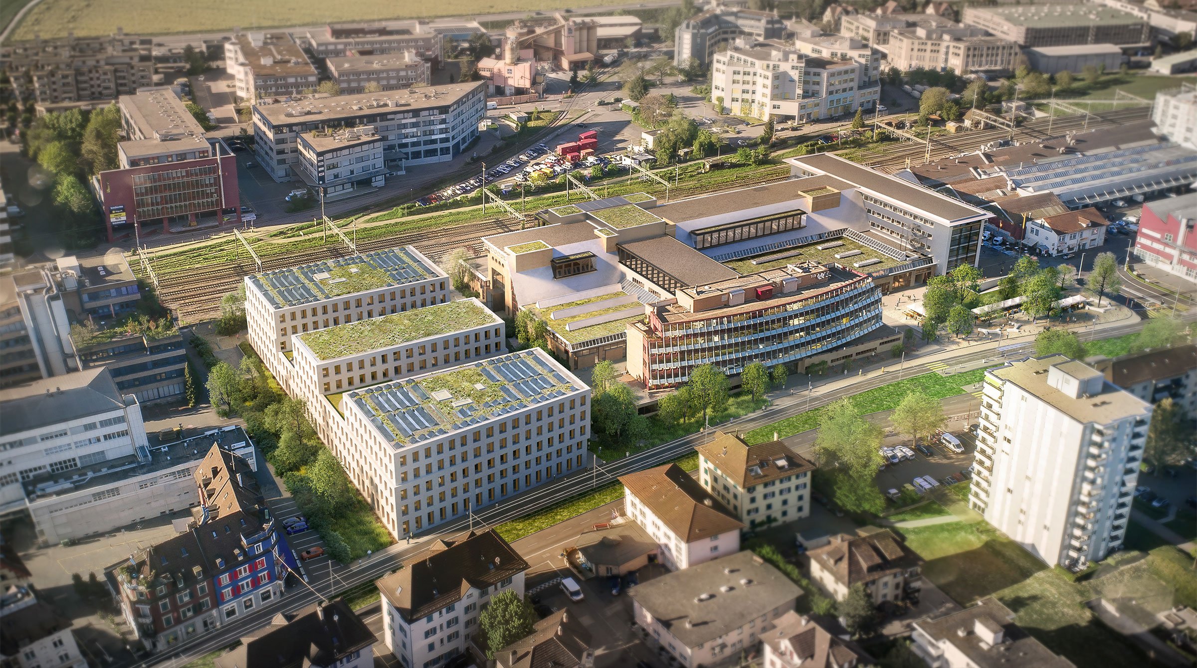 Areal Vogelperspektive