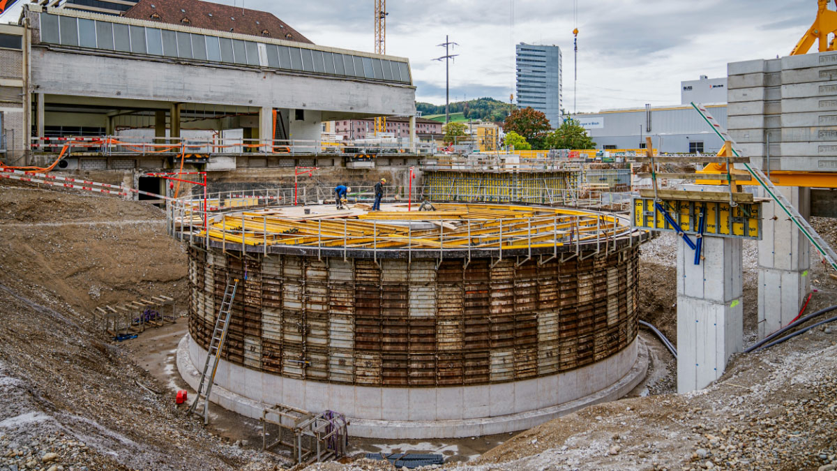 Eisspeicher für nachhaltige Energieversorgung in Pratteln
